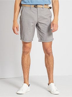 Bermuda chino + cintura - Kiabi