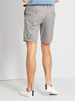 Bermuda chino + cintura - Kiabi