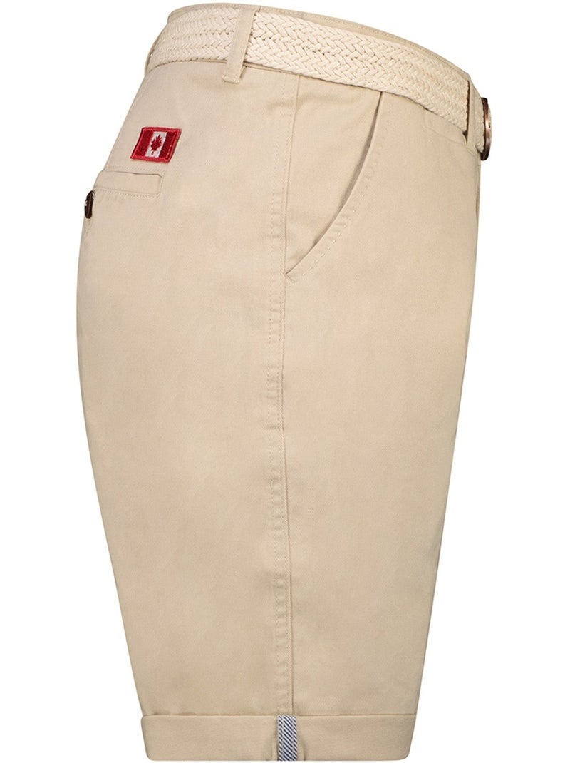 Bermuda chino con cintura plageak – canadian peak Bianco sporco - Kiabi
