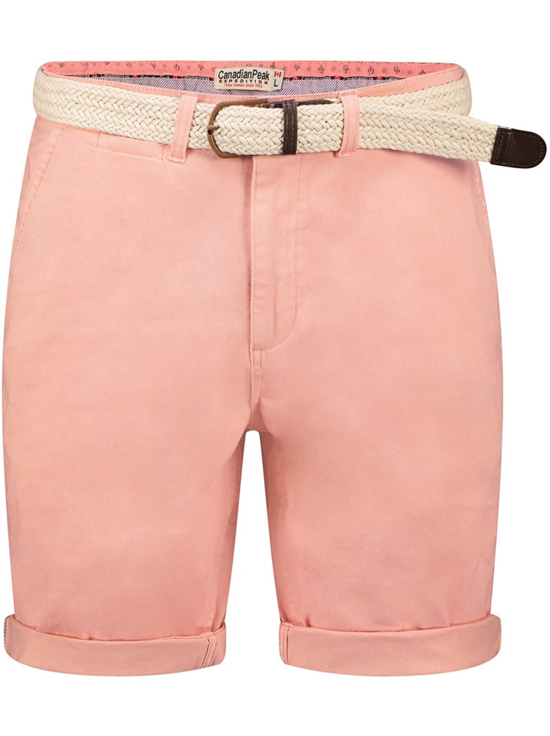 Bermuda chino con cintura plageak – canadian peak Rosa chiaro - Kiabi