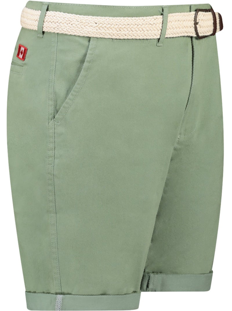 Bermuda chino con cintura plageak – canadian peak Verde pistacchio - Kiabi