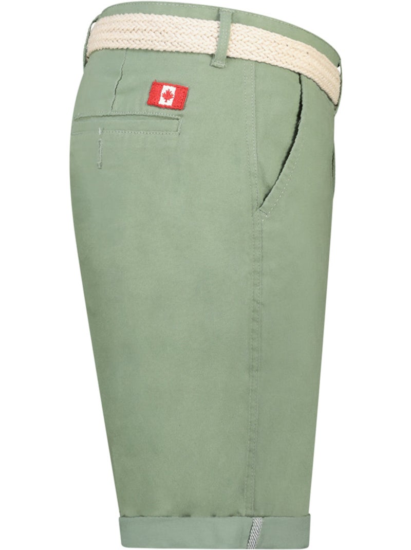 Bermuda chino con cintura plageak – canadian peak Verde pistacchio - Kiabi