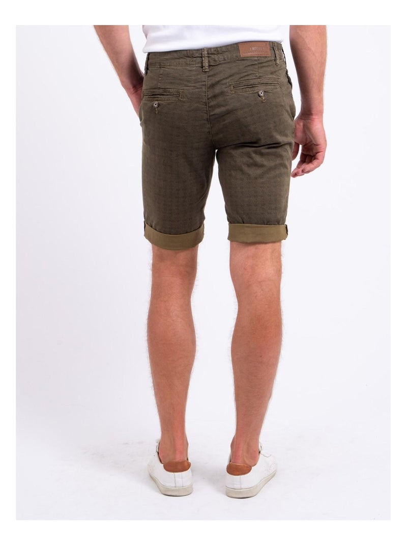 Bermuda chino con motivi BOLSOU Cachi - Kiabi