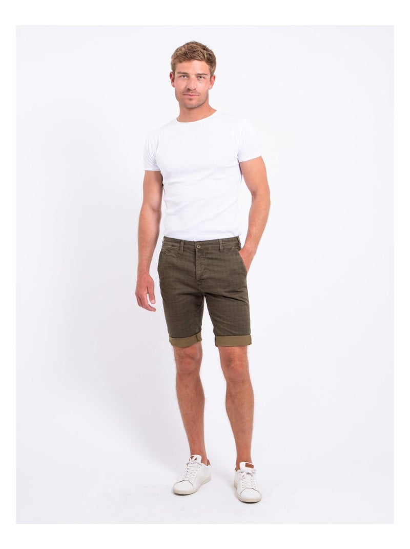 Bermuda chino con motivi BOLSOU Cachi - Kiabi