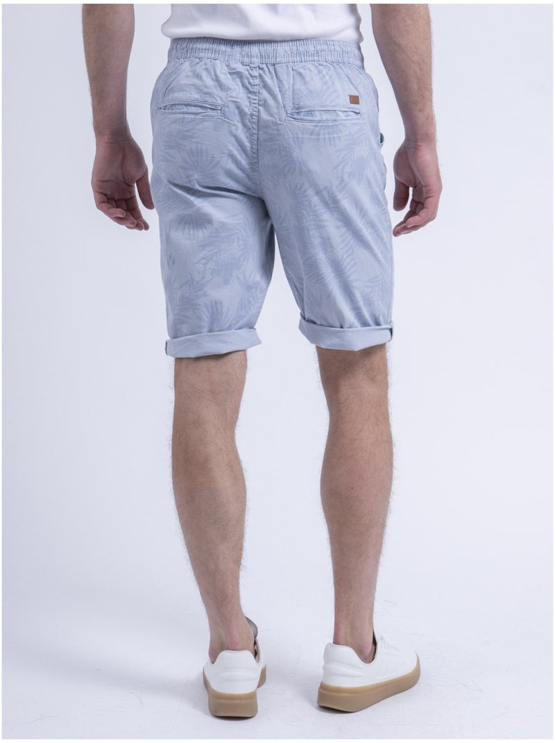 Bermuda chino con motivi BOSTANO Blu cielo - Kiabi