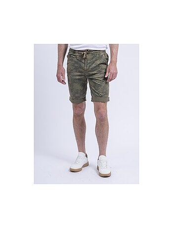 Bermuda chino con motivi BOSTANO
