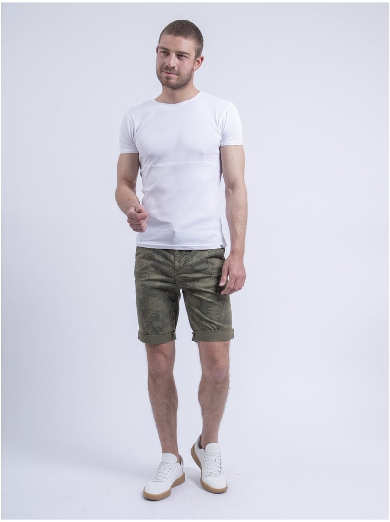 Bermuda chino con motivi BOSTANO Cachi - Kiabi