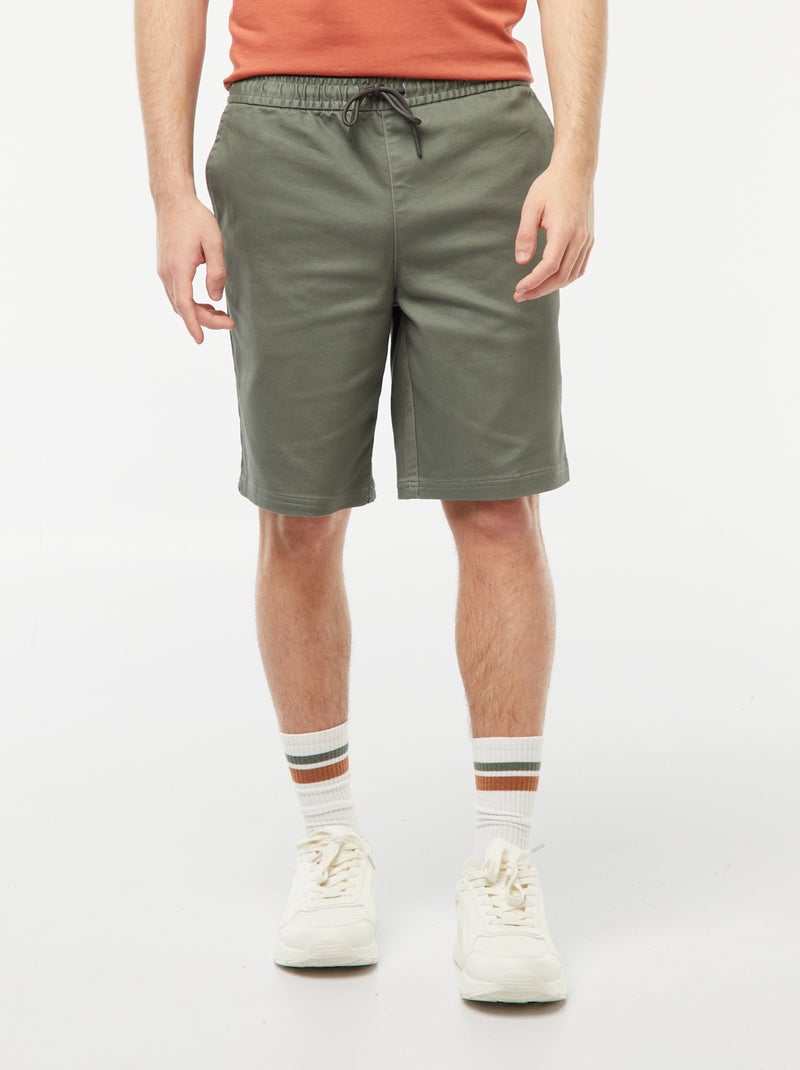 Bermuda chino dritti VERDE - Kiabi