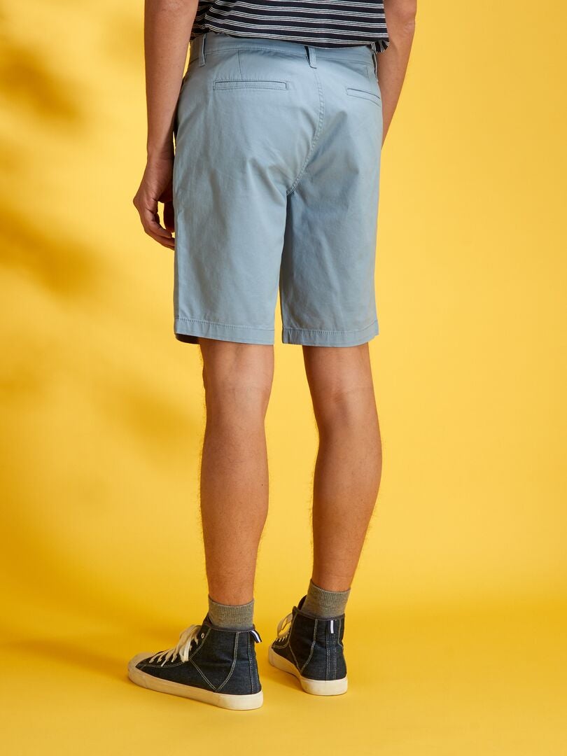 Bermuda chino grigio blu - Kiabi