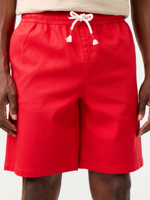 Bermuda chino in tessuto dobby - Kiabi Bermuda chino in tessuto dobby - Kiabi