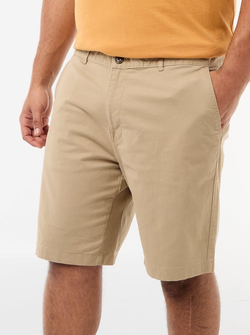 Bermuda chino in twill - Kiabi