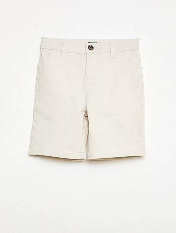 Bermuda chino in twill
