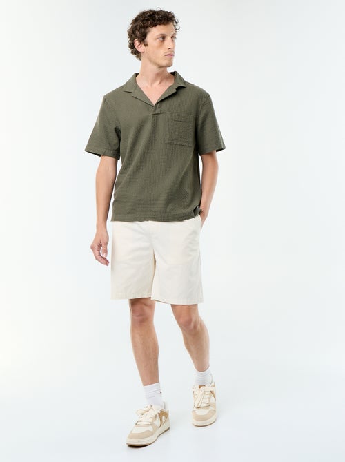 Bermuda chino in twill - Kiabi