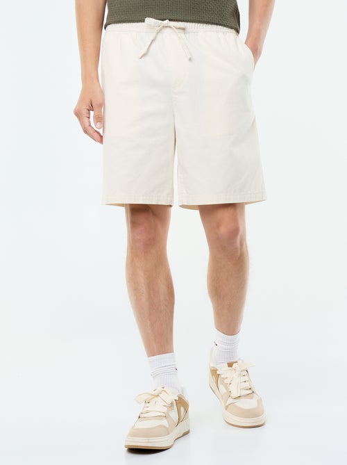 Bermuda chino in twill - Kiabi