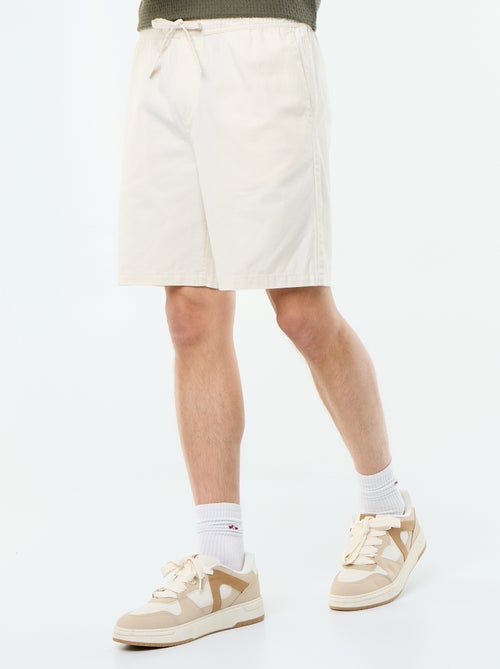 Bermuda chino in twill - Kiabi