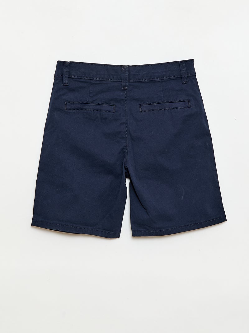 Bermuda chino in twill Blu - Kiabi