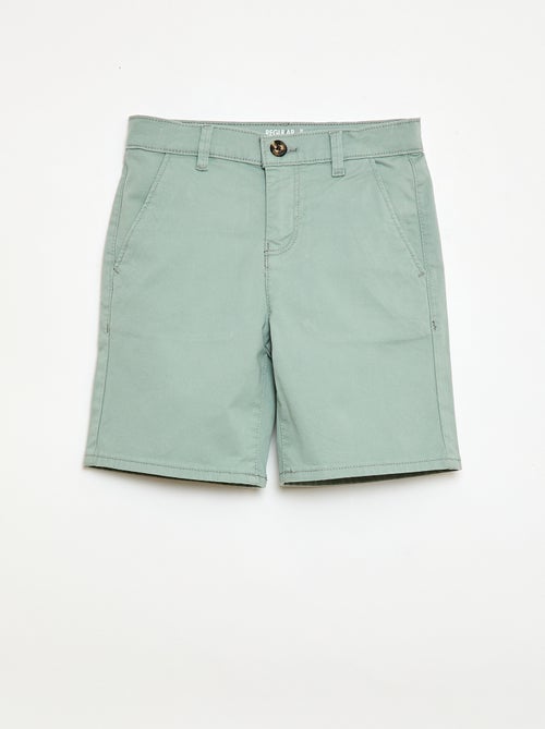 Bermuda chino in twill - Kiabi