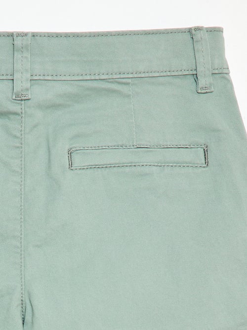 Bermuda chino in twill - Kiabi