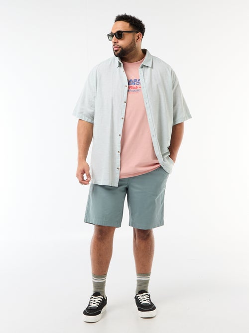 Bermuda chino in twill - Kiabi