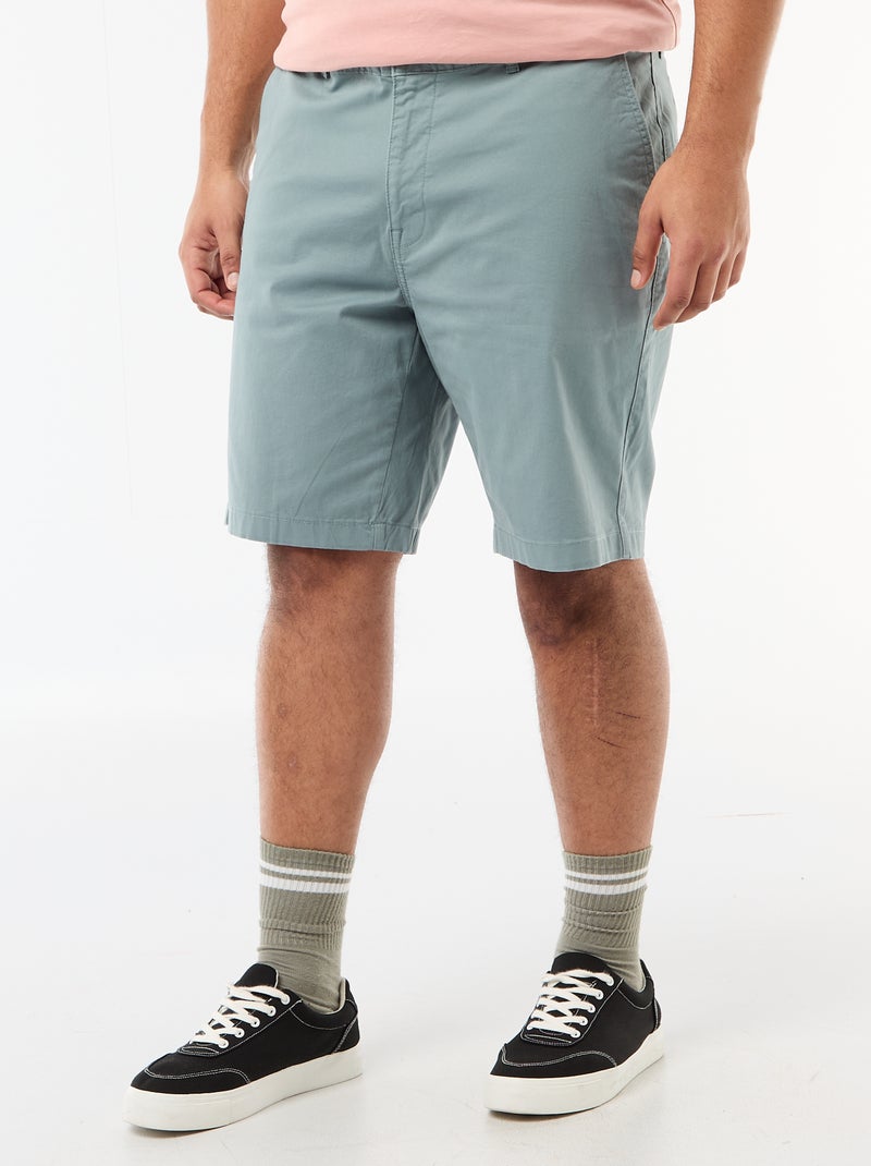 Bermuda chino in twill Blu - Kiabi