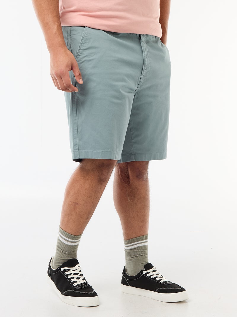 Bermuda chino in twill Blu - Kiabi
