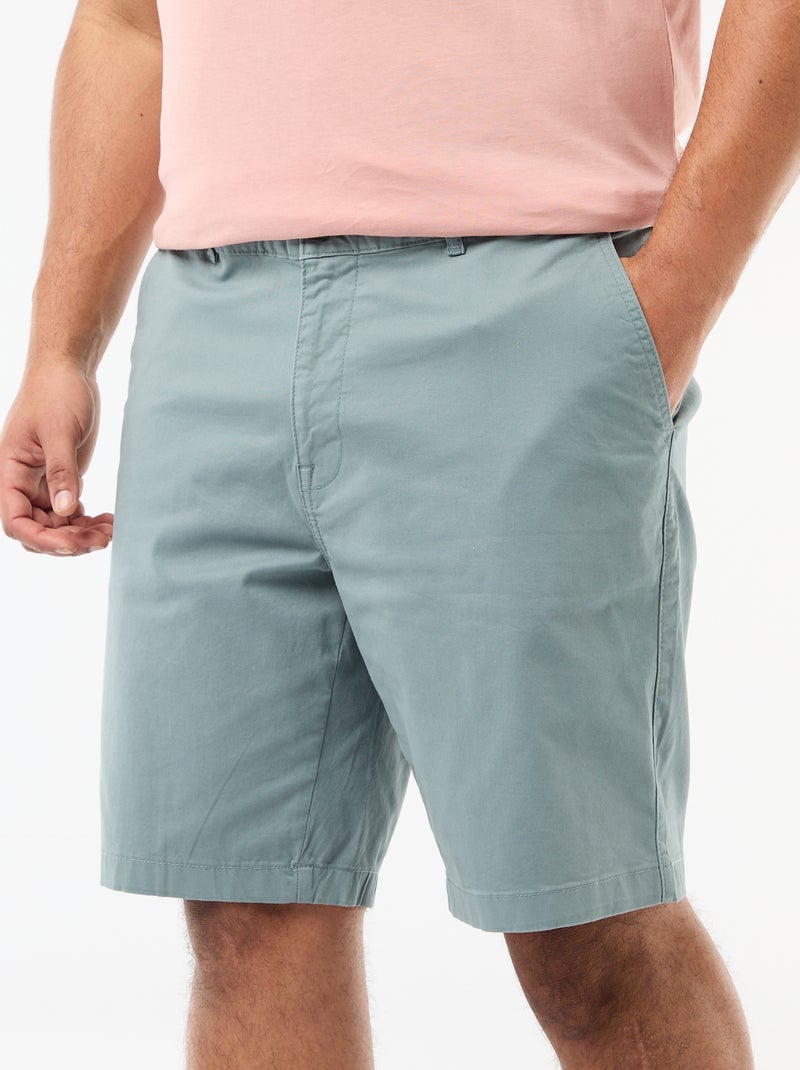 Bermuda chino in twill Blu - Kiabi