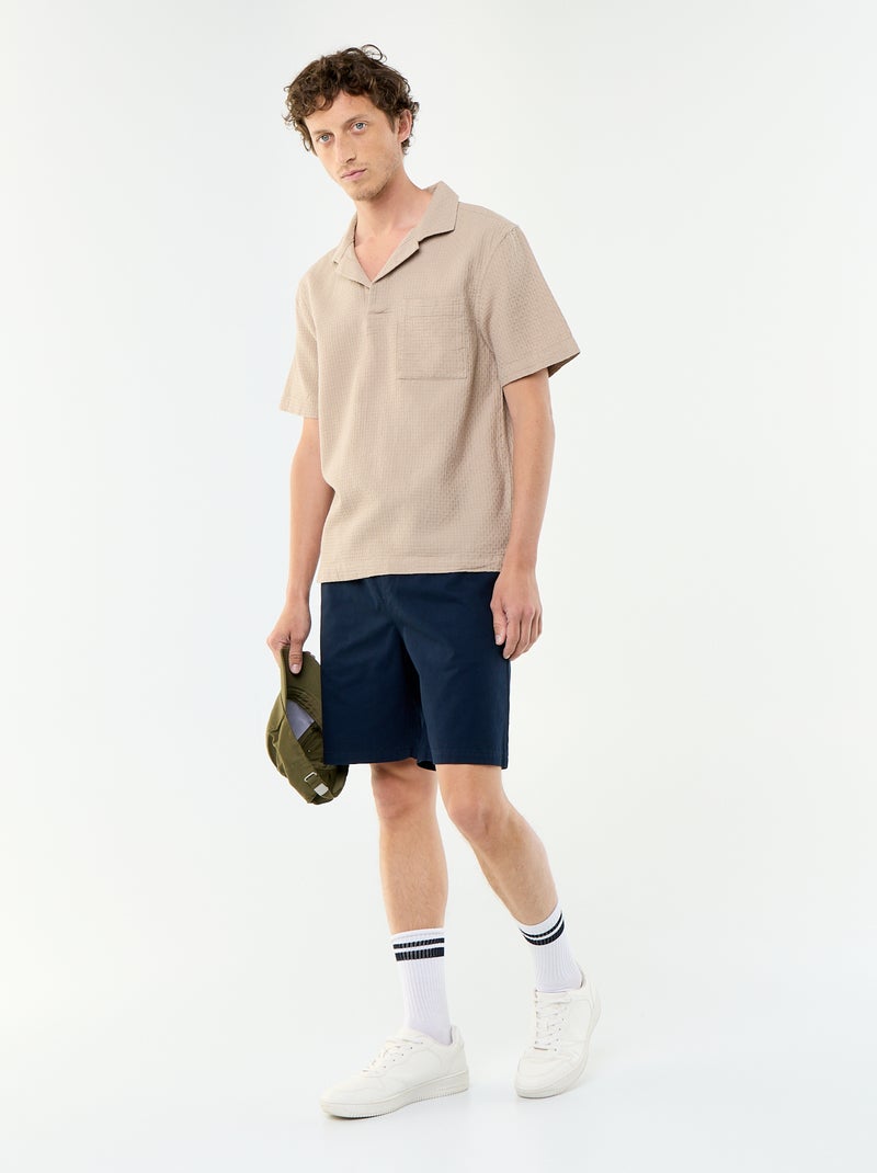 Bermuda chino in twill Blu - Kiabi