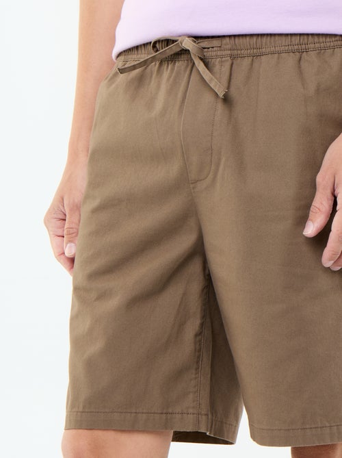 Bermuda chino in twill - Kiabi