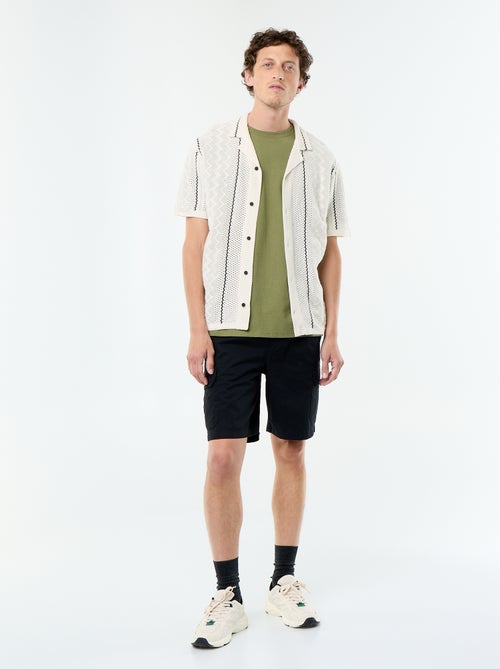 Bermuda chino in twill - Kiabi