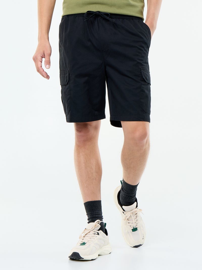 Bermuda chino in twill Nero - Kiabi