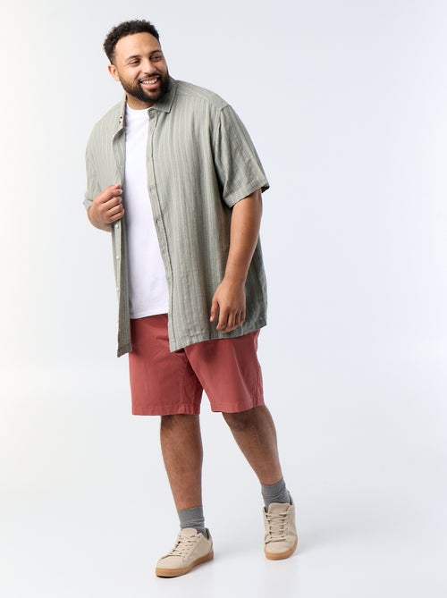 Bermuda chino in twill - Kiabi