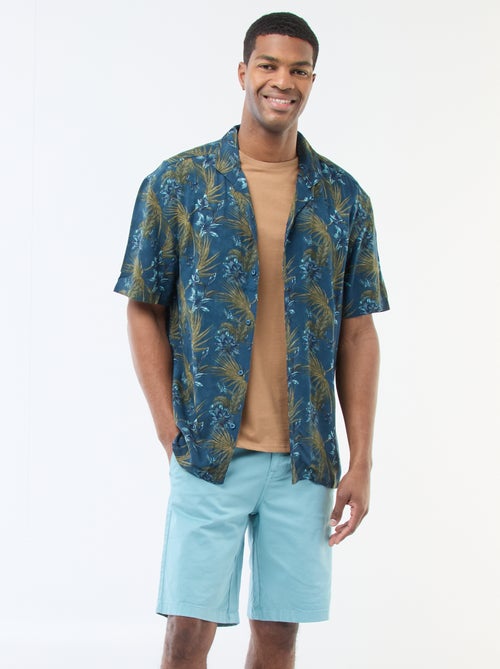 Bermuda chino in twill tinta unita - Kiabi