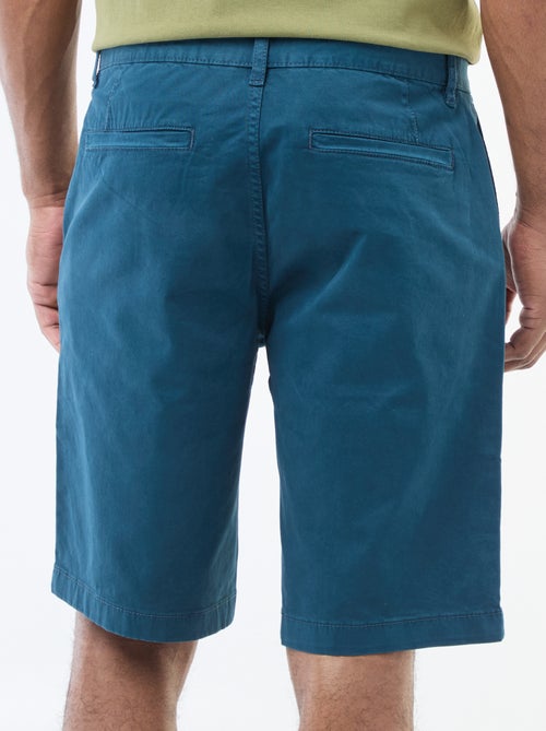 Bermuda chino in twill tinta unita - Kiabi