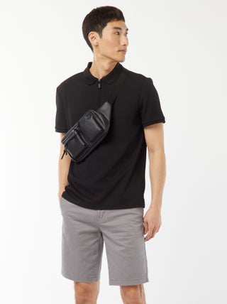 Bermuda chino in twill tinta unita