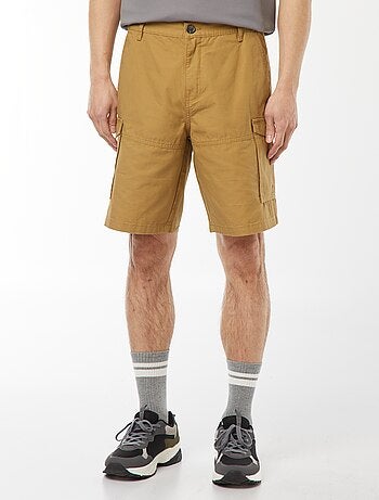 Bermuda chino in twill tinta unita multitasche