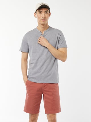 Bermuda chino in twill tinta unita