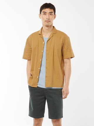 Bermuda chino in twill tinta unita