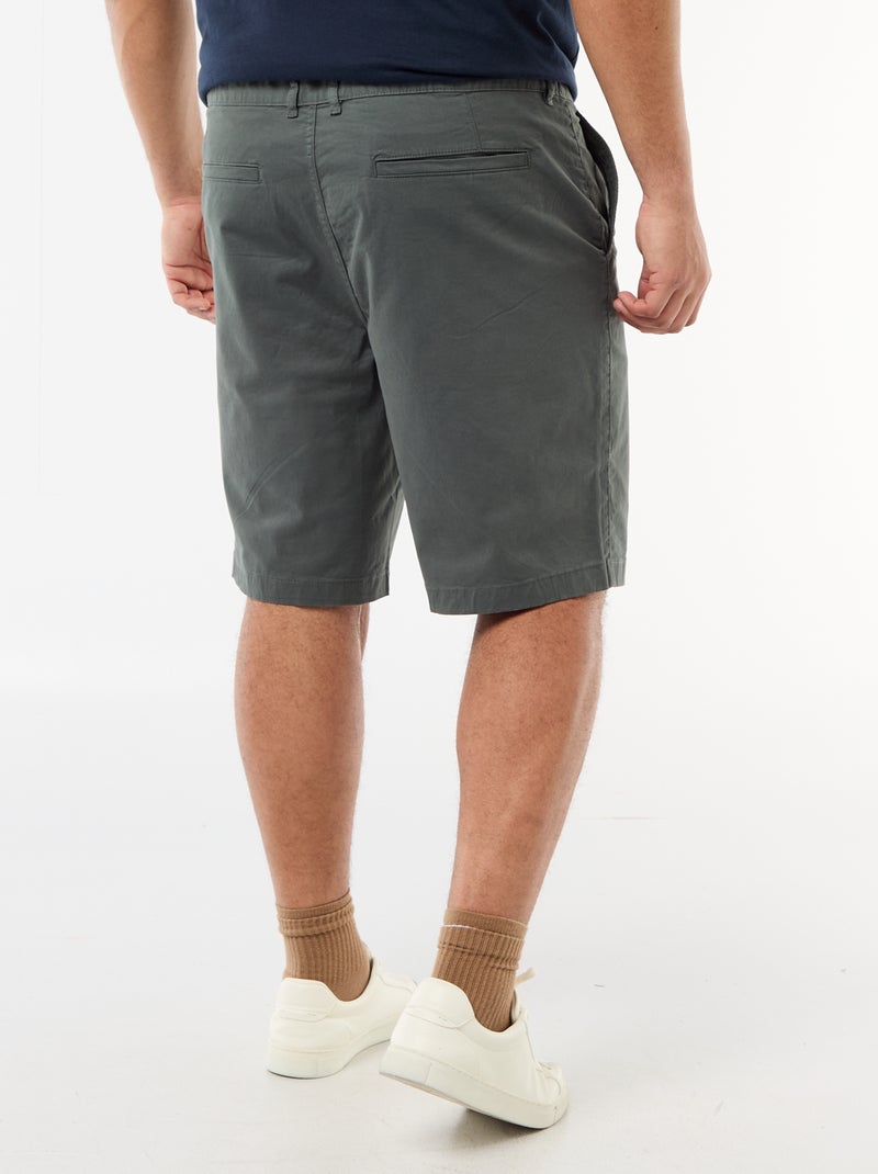 Bermuda chino in twill Verde - Kiabi