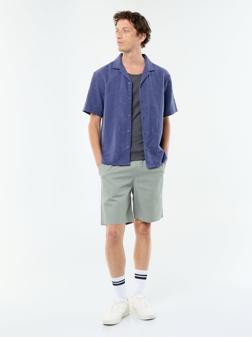 Bermuda chino in twill - Kiabi