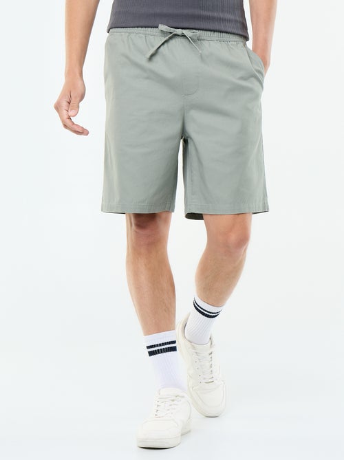 Bermuda chino in twill - Kiabi