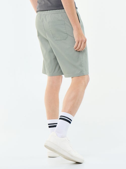 Bermuda chino in twill - Kiabi
