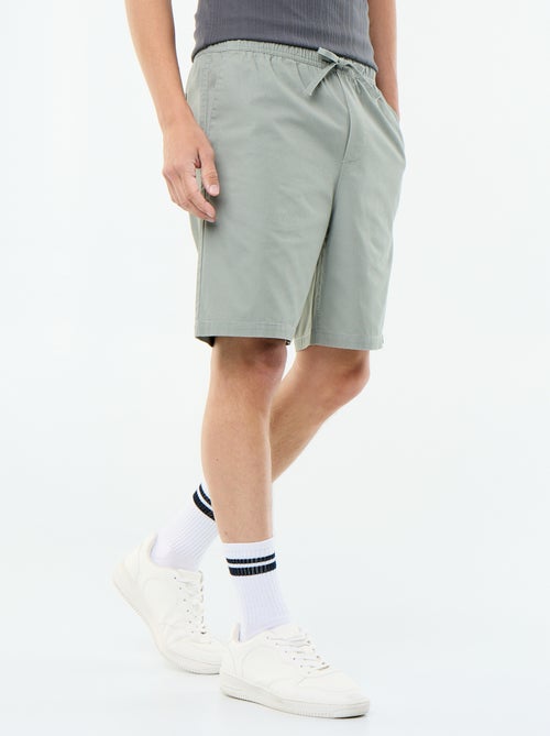 Bermuda chino in twill - Kiabi