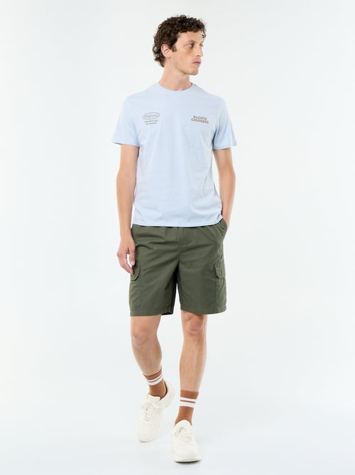 Bermuda chino in twill - Kiabi