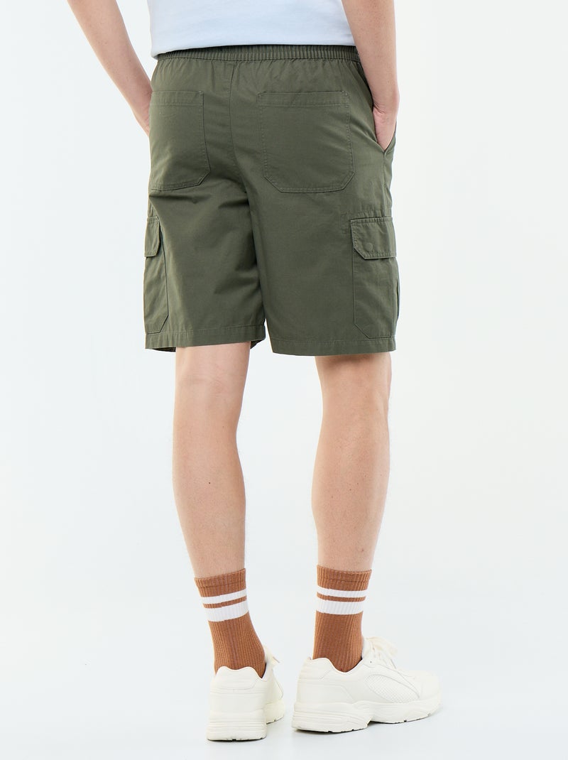 Bermuda chino in twill Verde - Kiabi