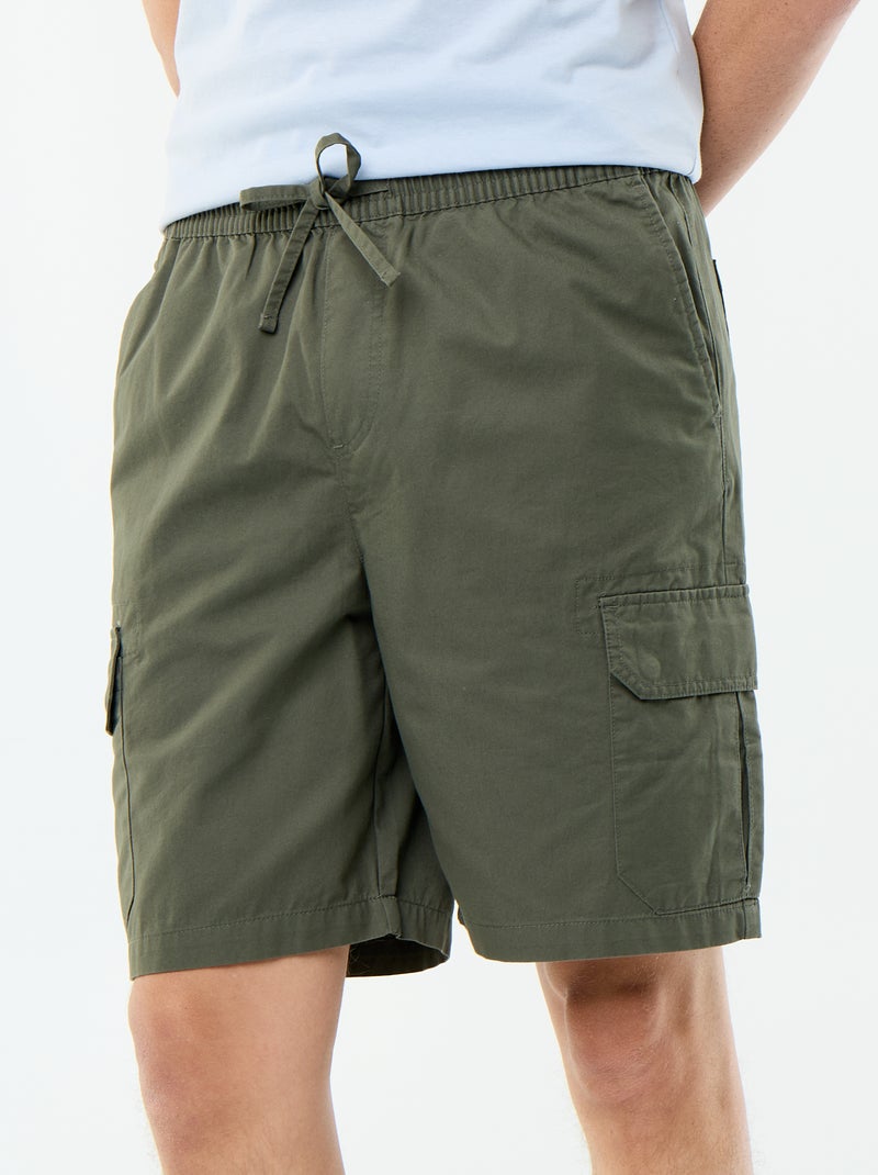 Bermuda chino in twill Verde - Kiabi