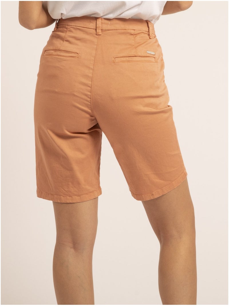 Bermuda chino slim XILAMA Arancione - Kiabi
