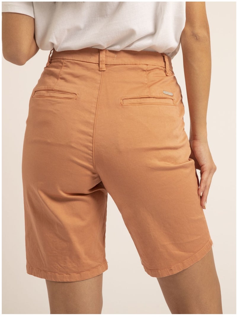 Bermuda chino slim XILAMA Arancione - Kiabi