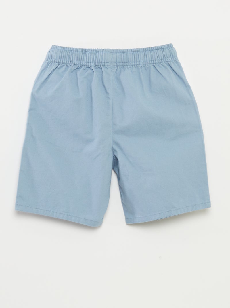 Bermuda chino tinta unita BLU - Kiabi