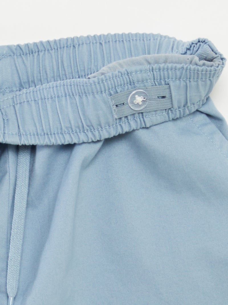 Bermuda chino tinta unita BLU - Kiabi