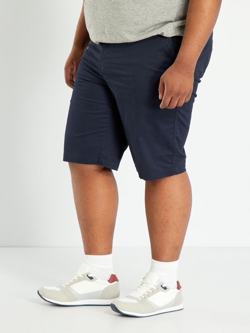 Bermuda chino tinta unita BLU - Kiabi